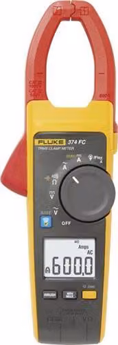 Multimetro portatile Fluke 374 FC, pinza amperometrica digitale CAT III 1000 V, CAT IV 600 V Display (conteggi): 6000 (4696001)