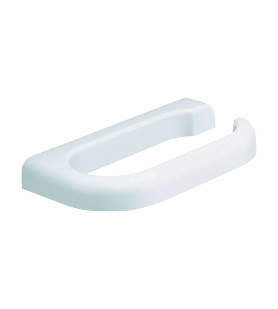 Metaform Porta Rotolo Aperto Bianco Fissaggio a Parete 20 cm