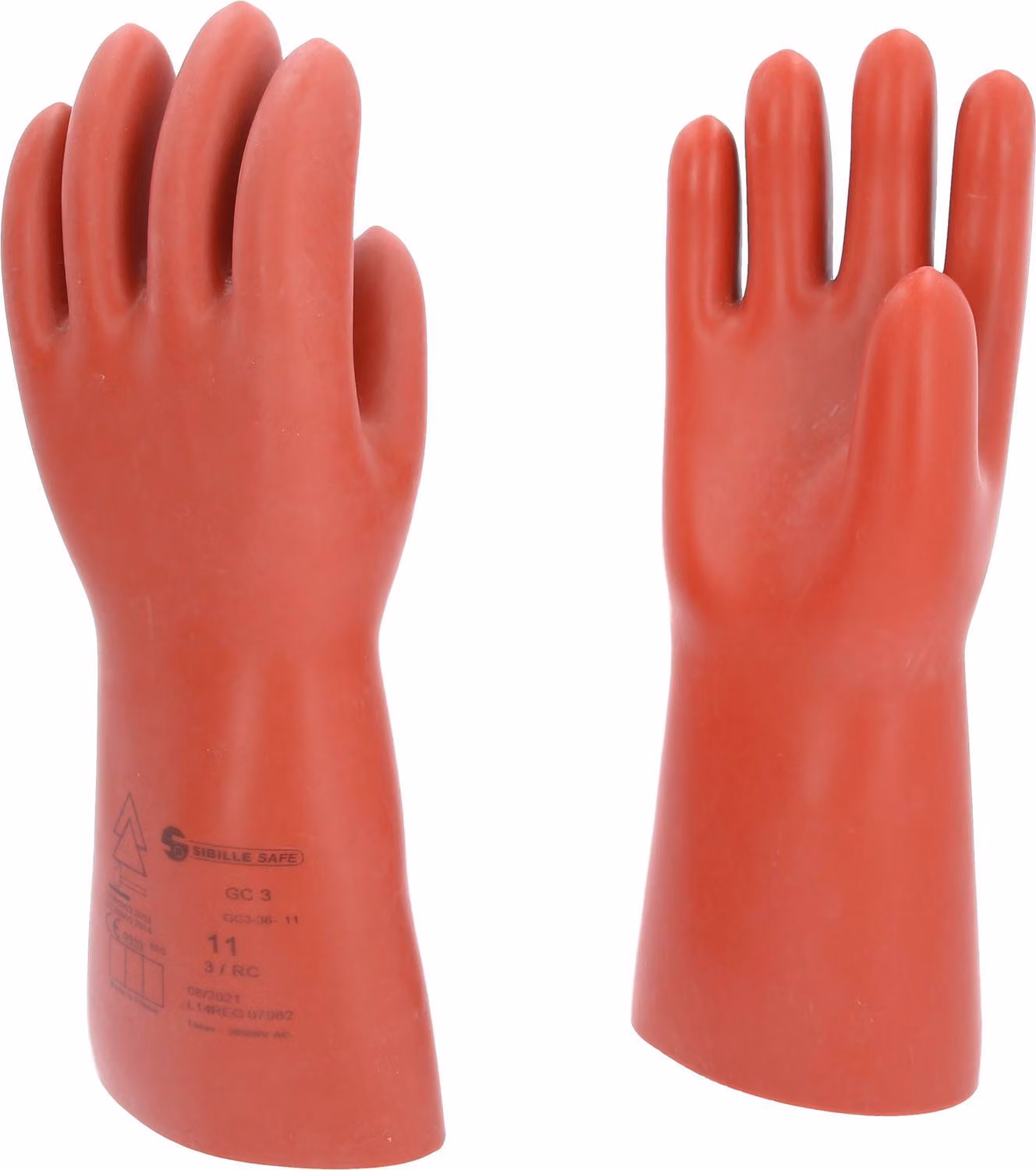 KS TOOLS Guanto di protezione per elettricisti con protezione meccanica taglia 11 classe 3 rosso - 117.0079