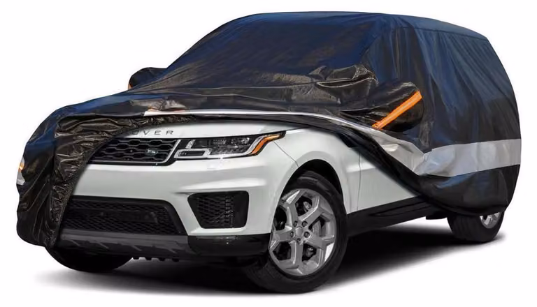 Copertura per auto, 10 strati, impermeabile e traspirante, per Range Rover (modelli dal 2002 al 2023), colore nero