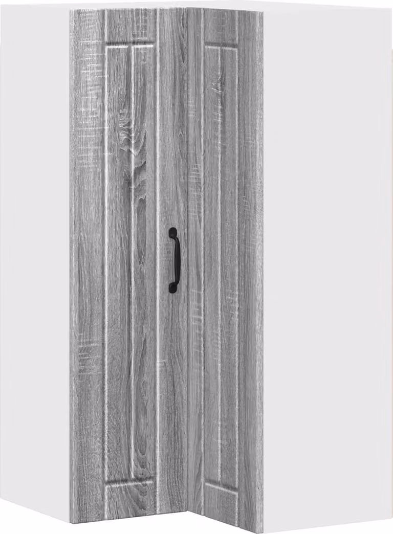 Mobile angolare per parete LUCCA Grigio Sonoma 57 x 57 x 100 cm