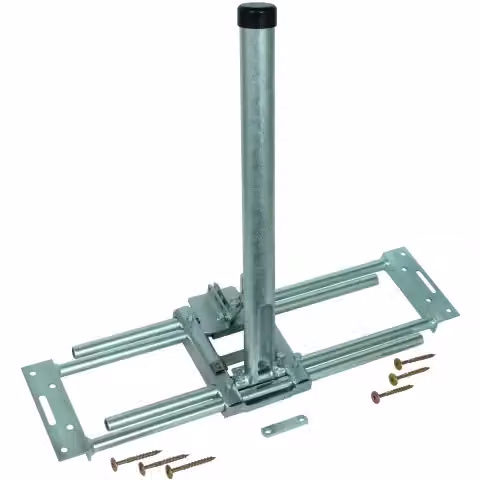 Supporto estensibile per travi del tetto, per distanza 600-750 mm, con tubo di diametro esterno 48 mm, per conduttura HVI 105240