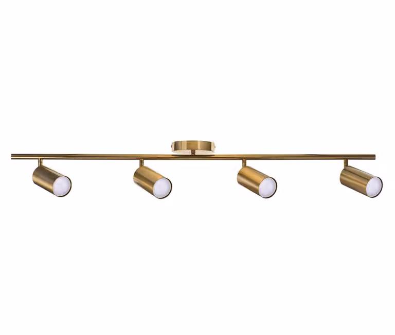 Activejet quadrupla lampada da parete a soffitto SPECTRA strip spot GU10 per il soggiorno