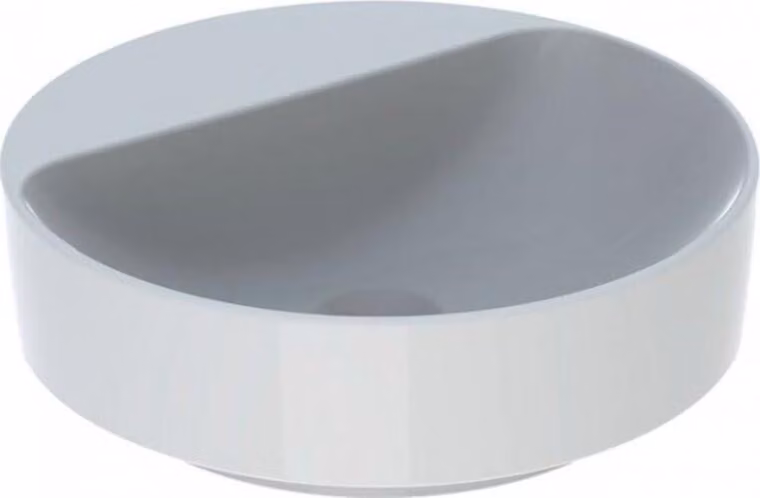 Geberit VariForm Lavabo à poser rond, 450mm, avec trou pour robinet, sans trop-plein, 500.770.00.2, 500.770.00.2