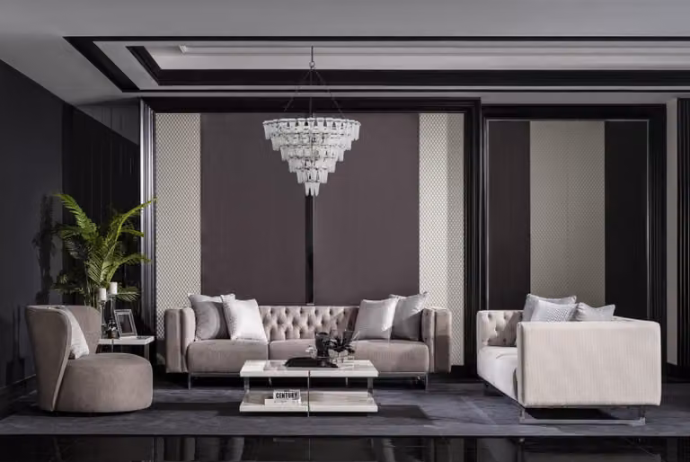 Sofagarnitur 4 3 1 Sitzer Set Design Sofa Polster Couchen Couch Modern