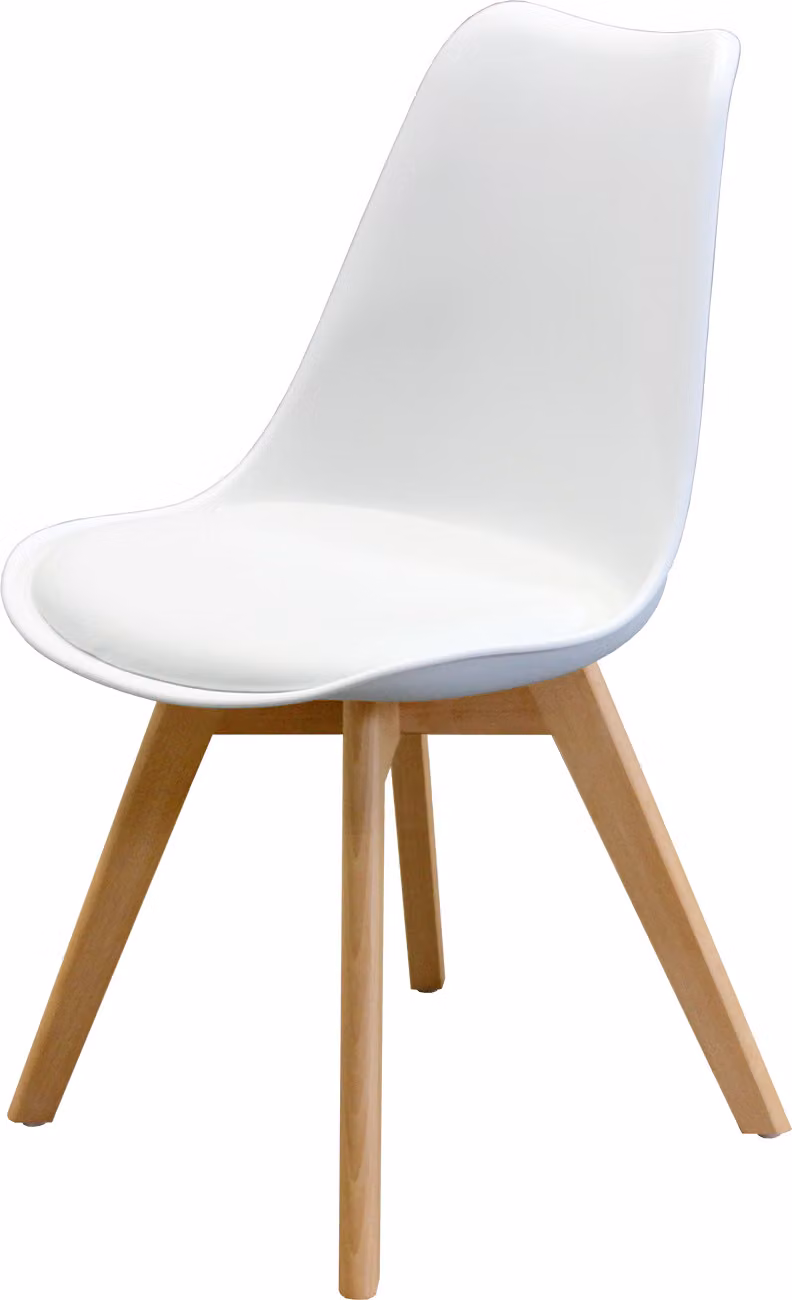Sedia da pranzo QUATRO bianco