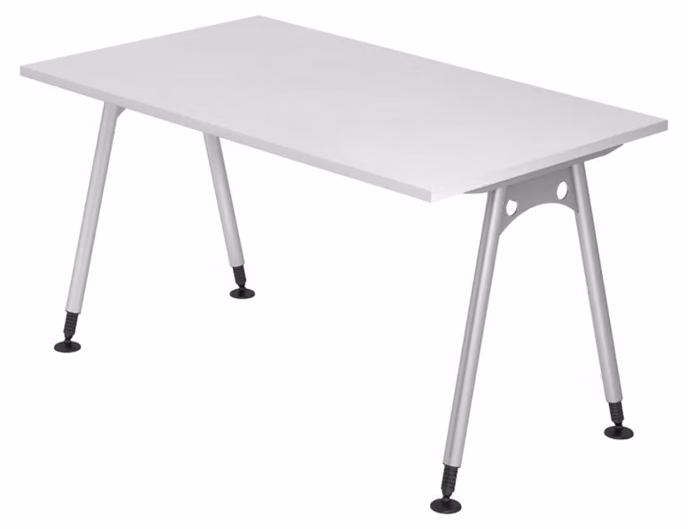 bümö Scrivania Serie A - Finitura: Bianco, Dimensioni: 140 x 80 cm