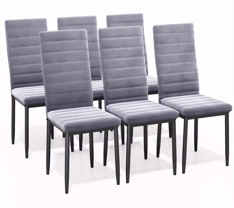 Sedie da pranzo - Set di sedie - Sedie - Sedie in velluto - Sedie di design