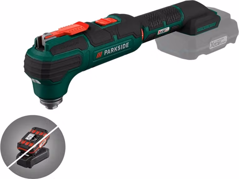 Utensile multifunzione a batteria PARKSIDE 20V PAMFW 20 -Li B2 senza batteria/caricabatteria