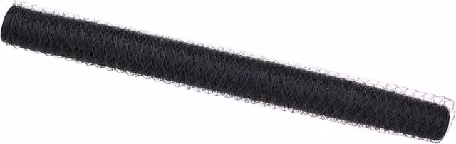 Recinzione esagonale da giardino in PVC grigio, Altezza: 1,6 m, Lunghezza: 100 m