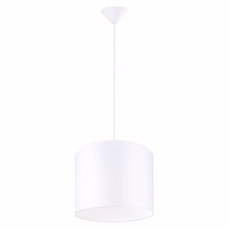 Lampada a sospensione NOVA 30 bianco 1xE27 15W tessuto/PVC 88x30x30cm Sollux Lighting