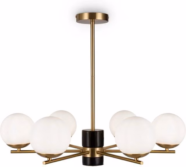 Lampada a sospensione Maytoni Marble ottone 6xE27 Ø67
