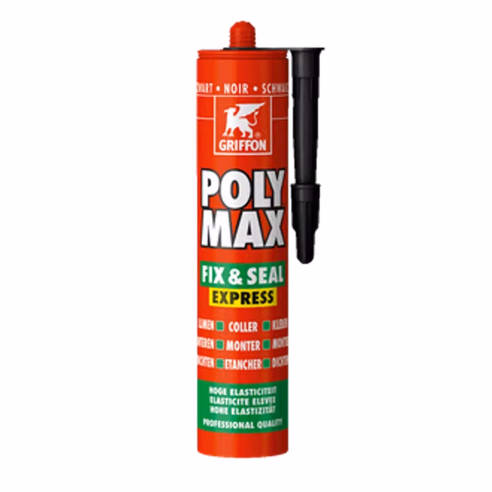 Griffon Polymax, kit adesivo nero, 425 grammi/290 ml