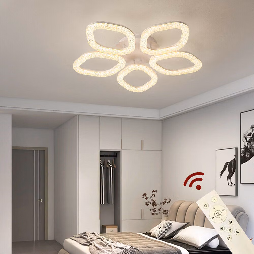 Lampada da soffitto a LED DL-5 76cm lampada da soffitto con telecomando luce colore/luminosità regolabile lampada da soffitto dimmerabile Lampada da soffitto a LED