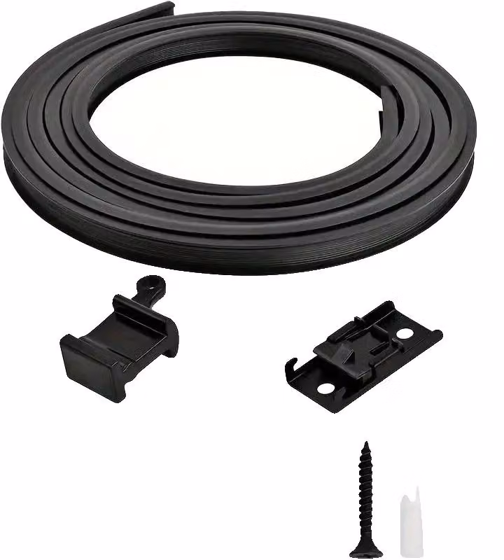 Sistema di binari per tende, design flessibile, facile installazione, 3 metri, montaggio a parete