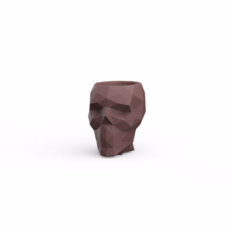 Vaso Skull Vondom nano illuminabile