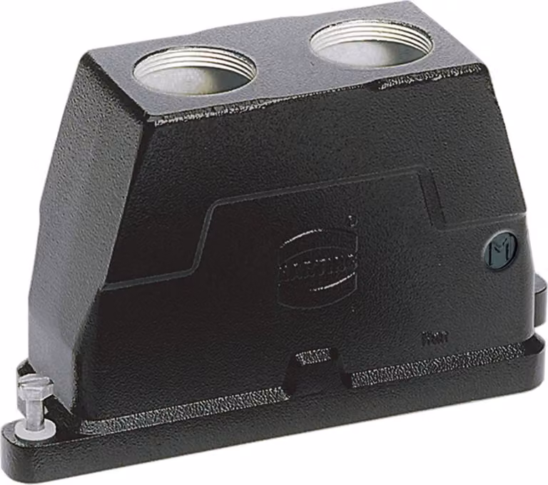 HARTING Han 24HPR Custodia a manicotto, 2xM32 uscita cavo diritta, chiusura a vite - 1 pezzo