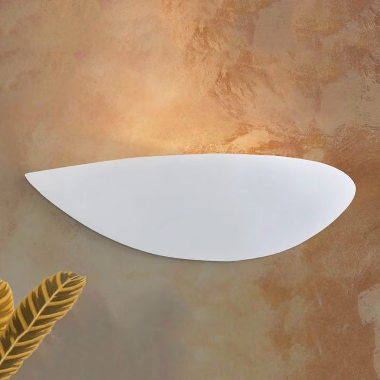 ORION Applique da parete TAMARA, dimmerabile, Bianco / Opale, Soggiorno / Sala da pranzo, Ceramica, Moderno, Applique
