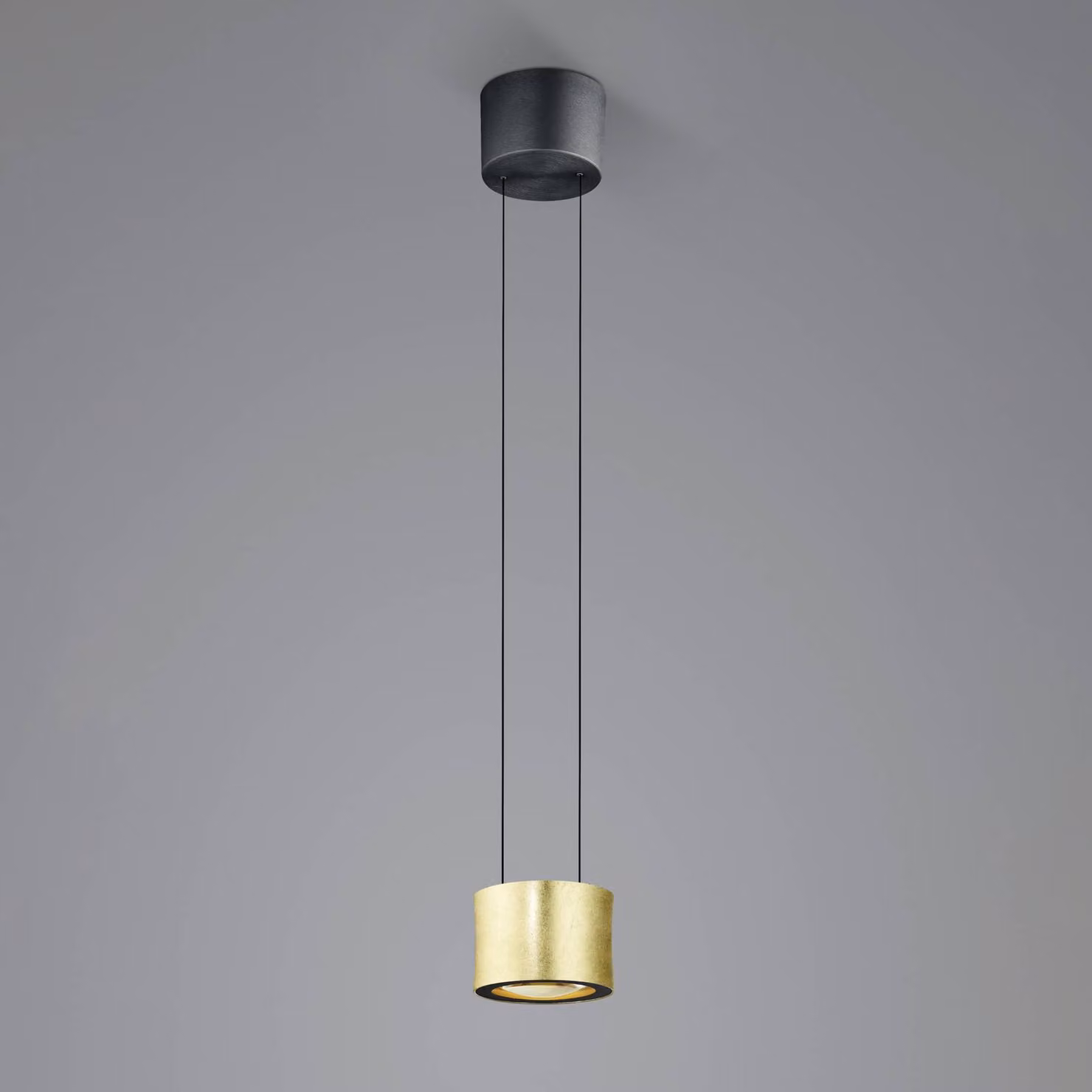 BANKAMP Luce elevata Impulse Flex LED 1 luce Flex, dimmerabile, Ottone / Oro, Soggiorno / Sala da pranzo, Alluminio, Design