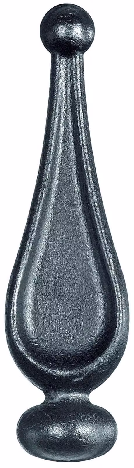 LogistSystem 1 pezzo pizzo decorativo in metallo 88x28 mm (AxL) / ∅ 24 Decorazione per recinzione 40.098.03
