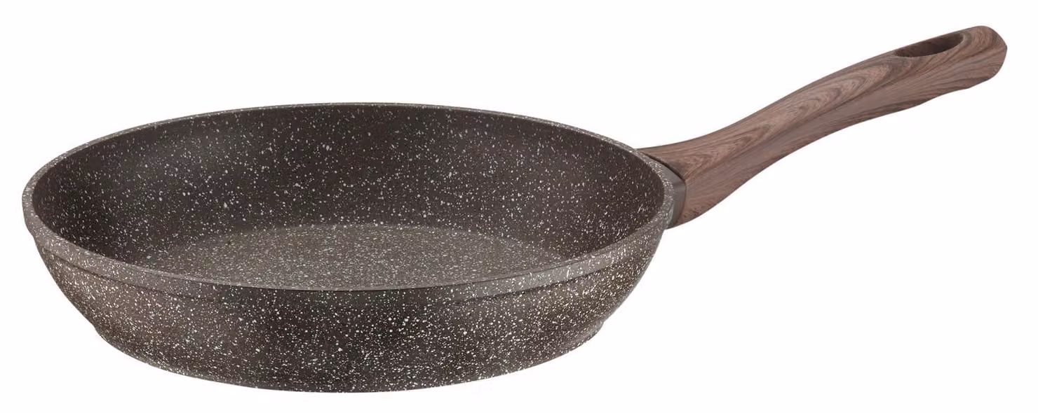 Padella in alluminio antiaderente per induzione effetto pietra, linea Chalet, diam. 20cm