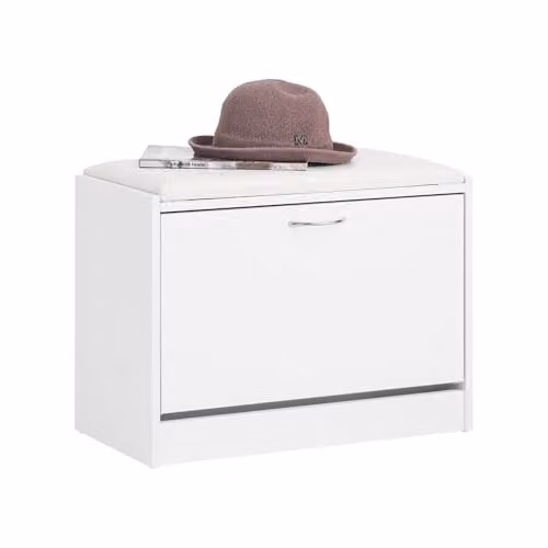 SoBuy Panca scarpiera con cuscino 60x30x48cm per ingresso