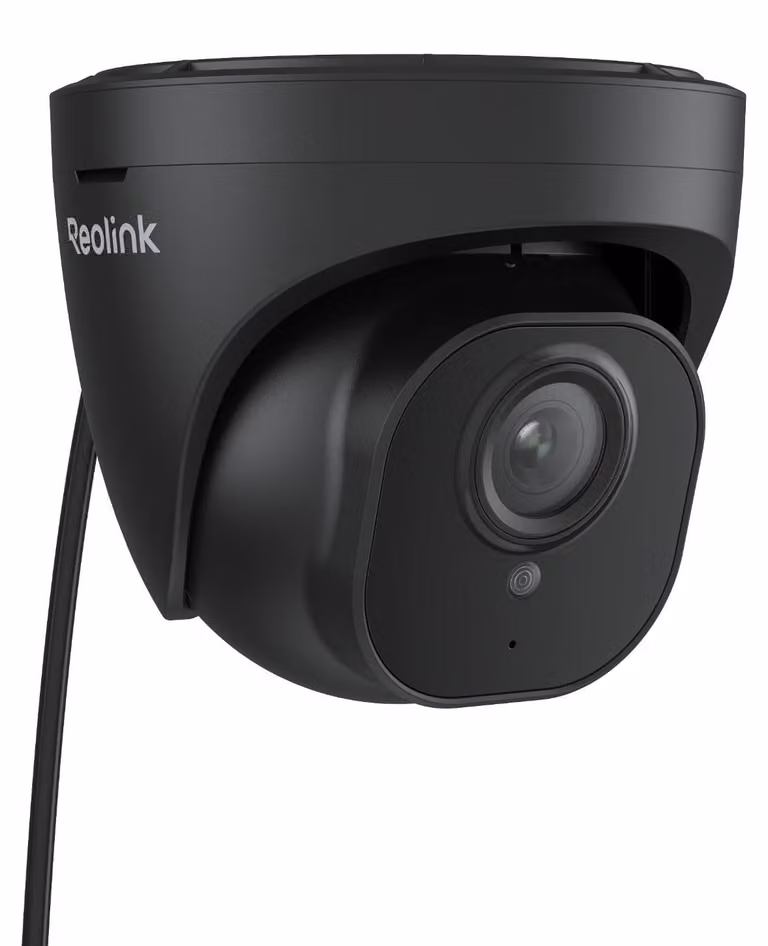 Telecamera IP PoE Reolink da esterno, 5MP, con rilevamento di persone e veicoli, modello RLC-520A-B