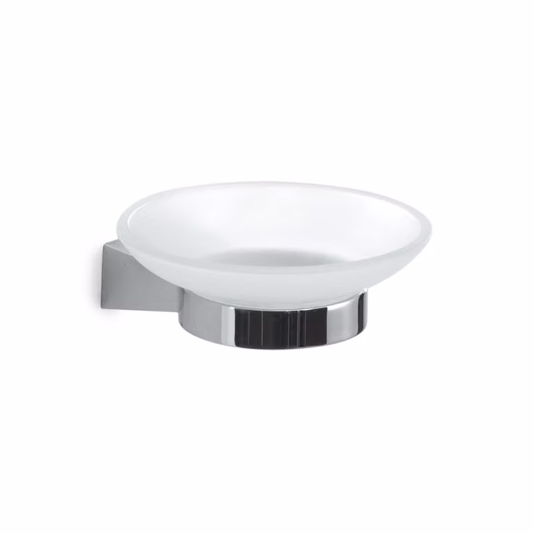 Portasapone da muro in acciaio inox e Cromall TN11 Gedy serie TONALE Cromato