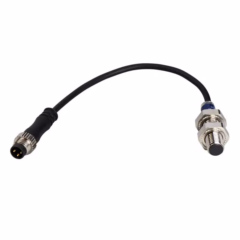 Sensori Telemechanique, interruttore di prossimità XS508B1PBP01M8, con connettore M8, a induzione