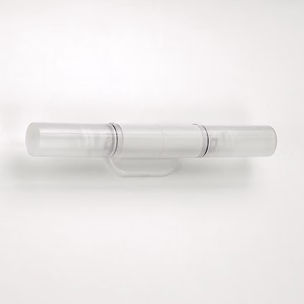 pba 01 Specchio luminoso in nylon per montaggio a parete, 405x75mm