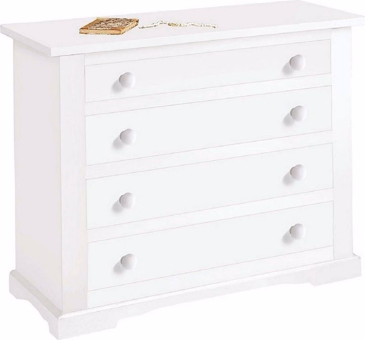 Milani Home - Comò 115x50x90 coloreBianco