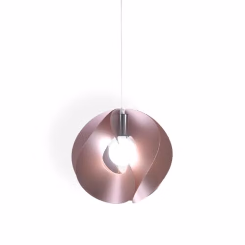 LINEA ZERO Lampadario a sospensione ATOM Rosa diametro 54x h50 cm