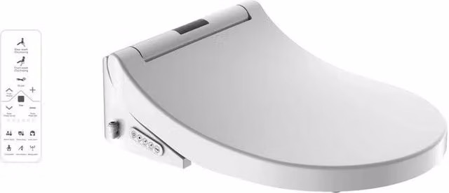 Sedile WC smart 2000 con bidet integrato e comandi