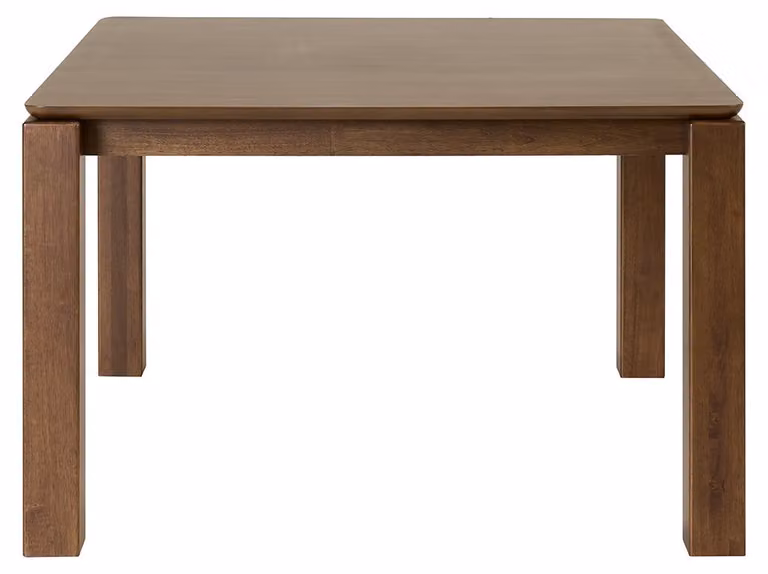 Miliboo - Tavolo da pranzo quadrato in legno tinto scuro, L 120 cm, RAYA