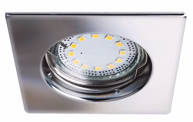 Rabalux 1053 Luci da incasso Lite GU10 1x MAX 50 Metallo cromato