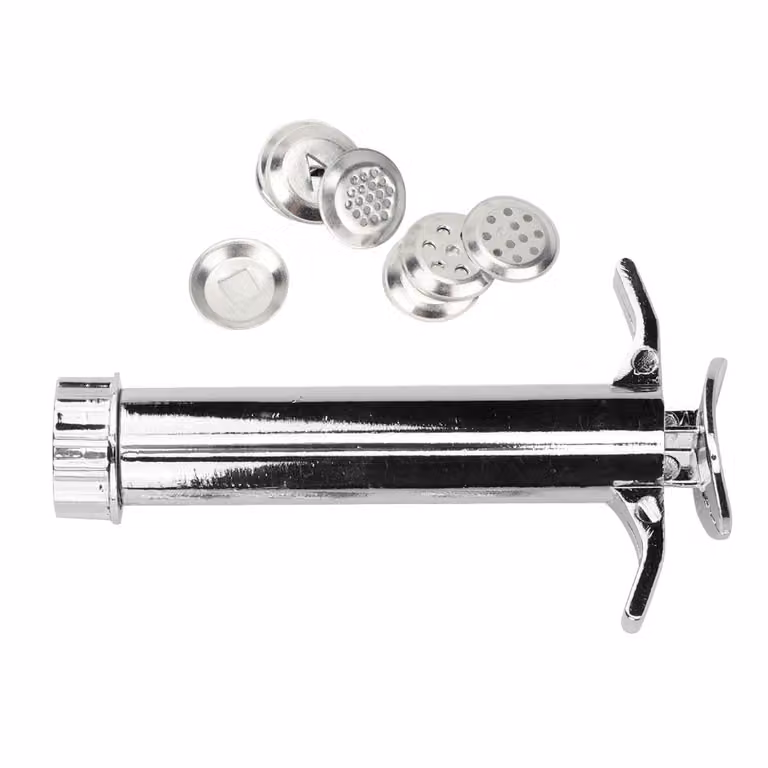 Estrusore per argilla in acciaio inox, pistola artigianale resistente, per argilla polimerica e Vetroceramica, strumenti di modellazione per progetti artigianali creativi