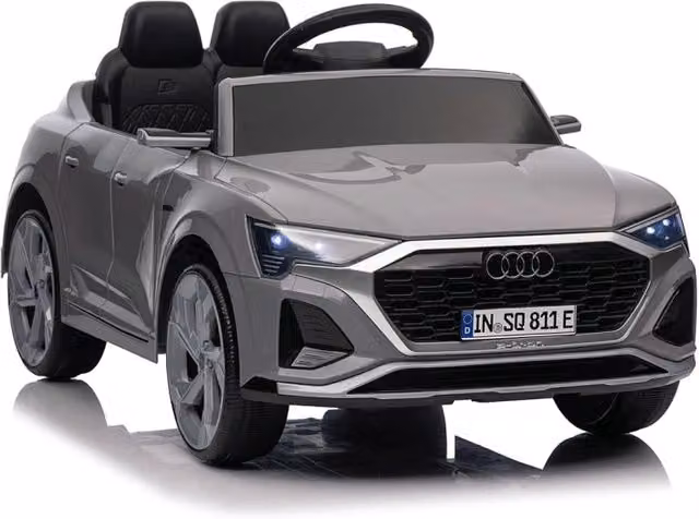 Macchina Elettrica per Bambini Audi SQ8 Grigia con Batteria Ricaricabile 12V 4,5Ah