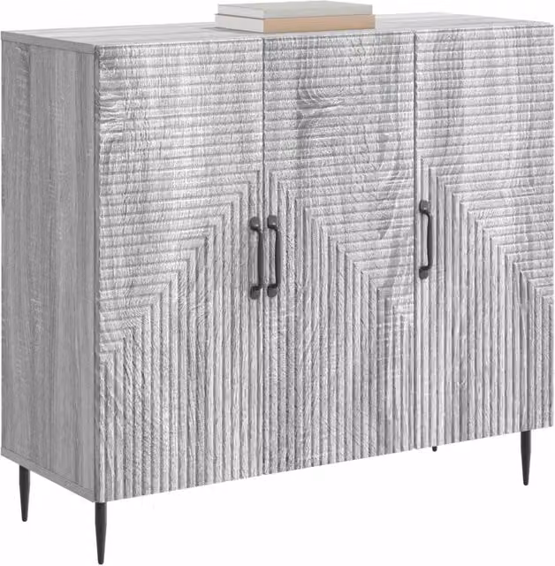 Credenza | Madia | Buffet da pranzo | Armadio da pranzo Grigio Sonoma 89 x 34,5 x 80 cm Legno ingegnerizzato