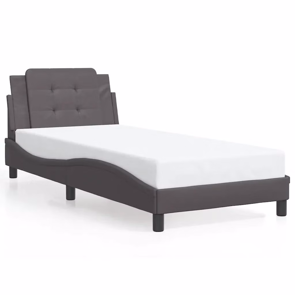 Giroletto senza materasso vidaXL Zadar color crema in similpelle L/P: 100 x 200 cm – 2