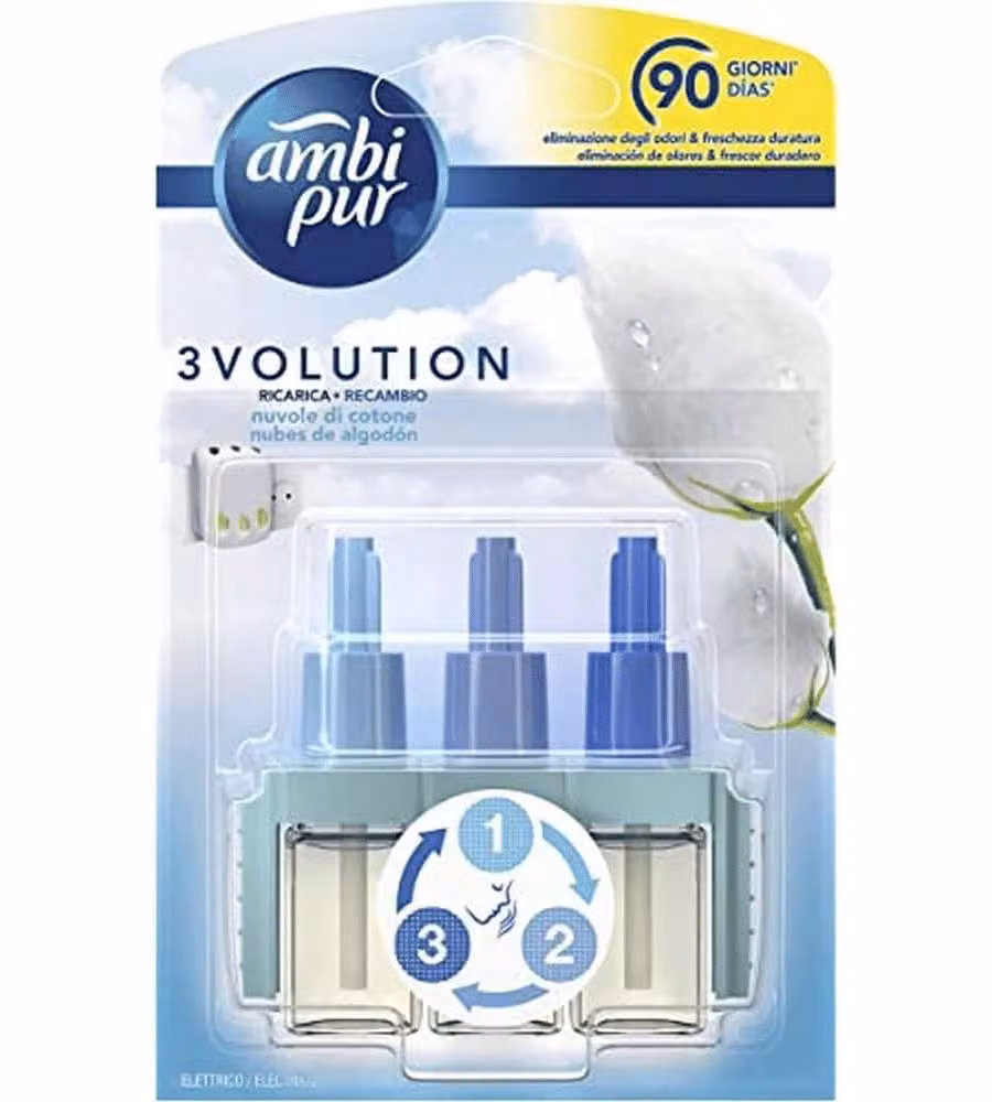 Ambi Pur Deodorante per Ambienti 3Volution Nubes de Algodón 20 ml