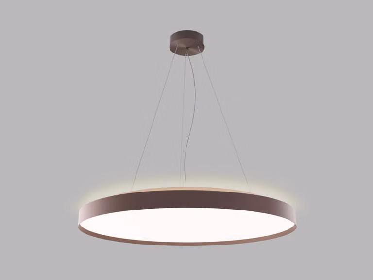 LED2 3276058D Lampada a sospensione TORO 80 P/N-Z, CF DALI/PUSH DIM 80+12W 3000K/4000K marrone