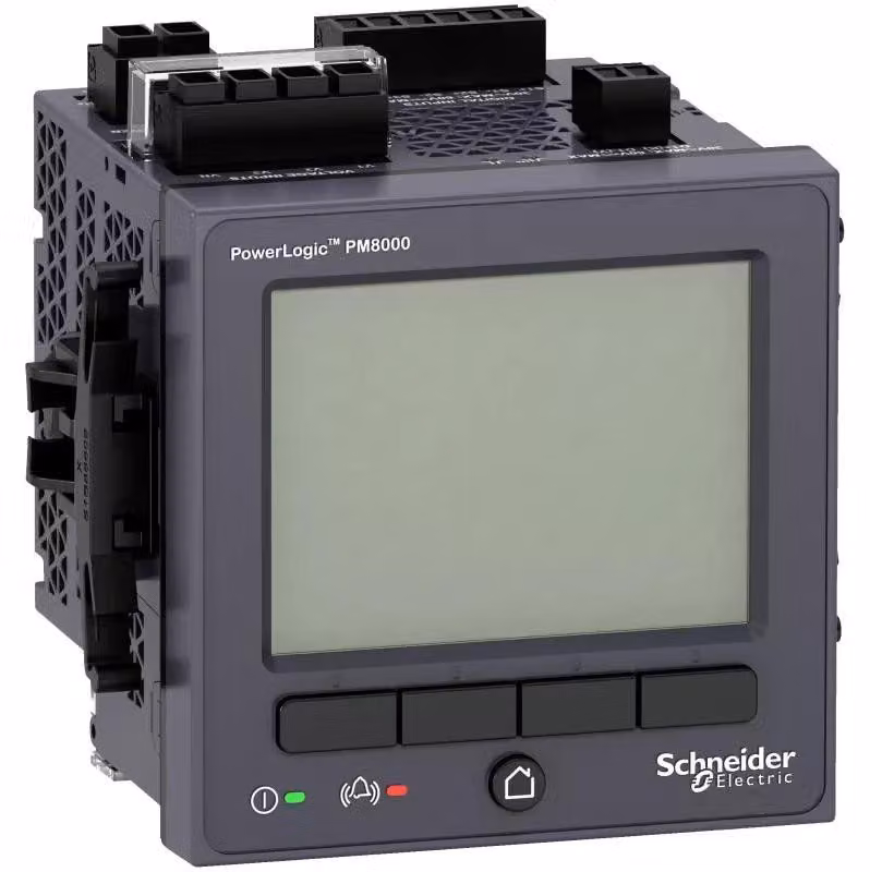 Analizzatore di rete Schneider Electric ION Classe A, PowerLogic PM8310, Advanced, display integrato, 512 MB, 512 campioni/periodo, DC METSEPM8310