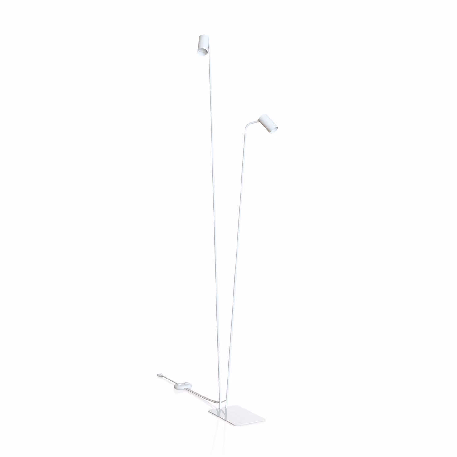 Lampada da terra a LED Nowodvorski MONO 7705 acciaio, bianco