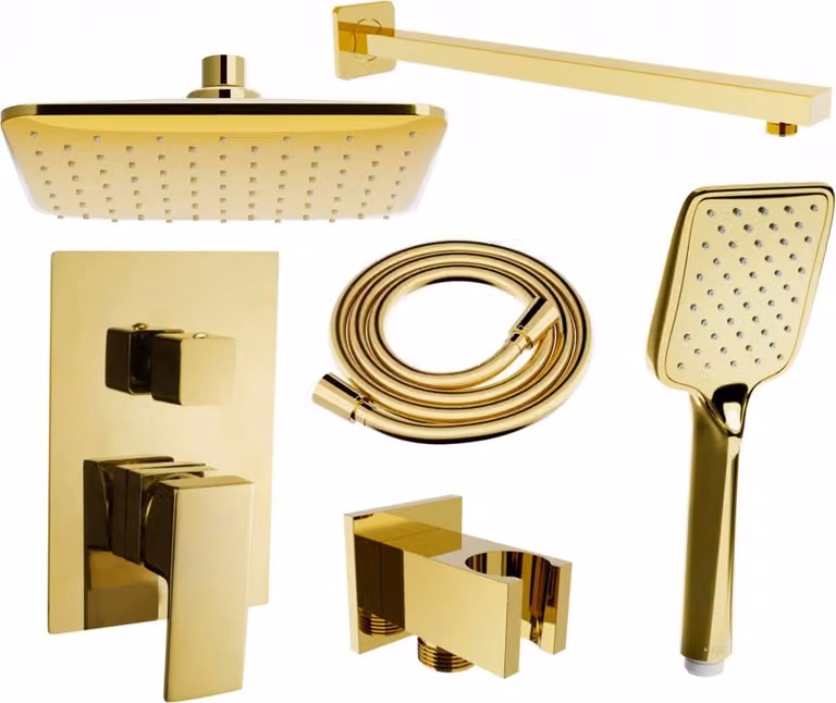 Mexen Uno DR62 set doccia ad incasso, oro - 71435DR62-50