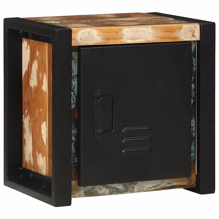 Mobile da bagno vidaXL marrone e nero con ripiani interni e ante a cerniera L/P/H: 40 x 30 x 40 cm