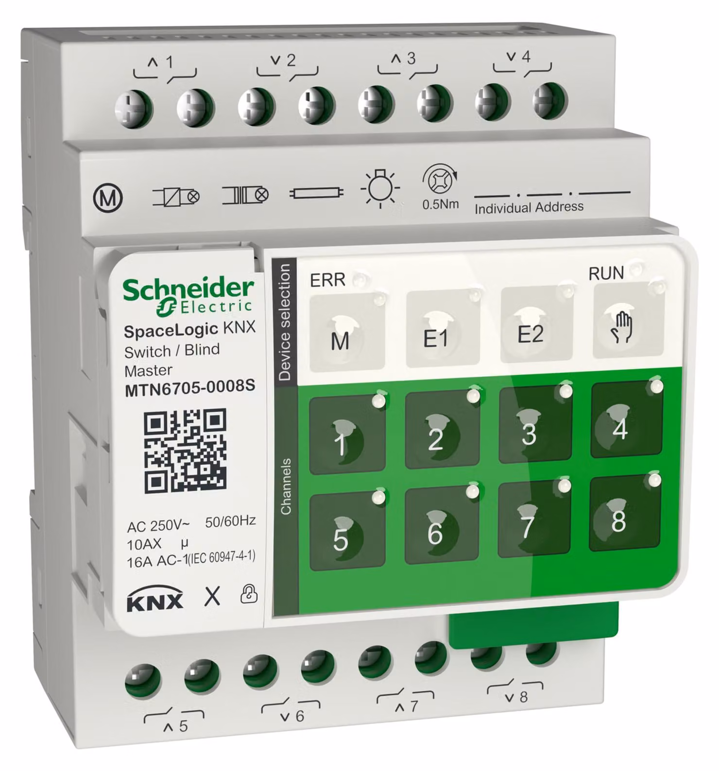 Schneider Electric, interruttore/relè Spacelogic KNX Secure Master, modello MTN6705-0008S