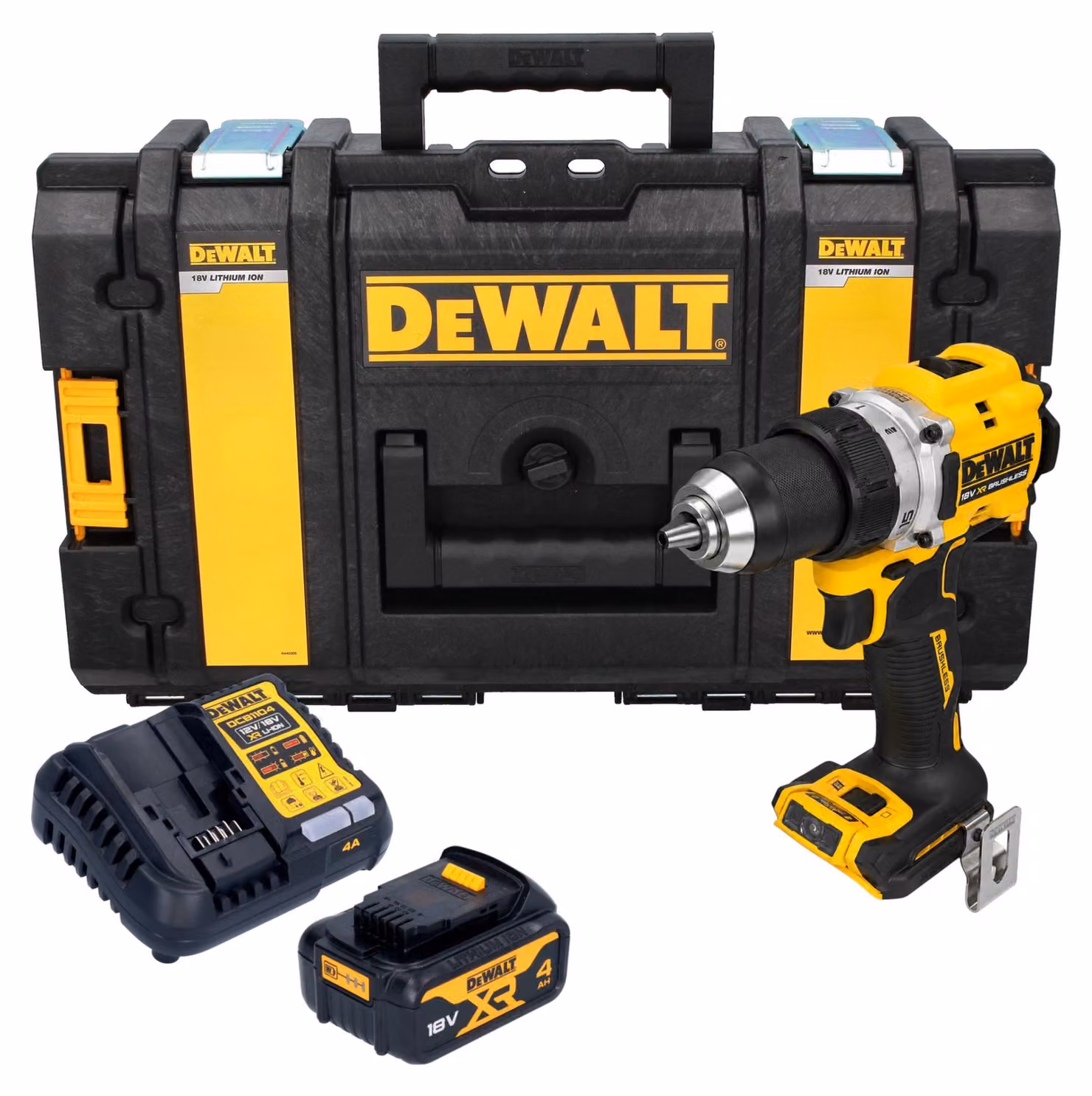 Trapano avvitatore a batteria DeWalt DCD 800 N 18 V 90 Nm brushless solo - senza batteria, senza caricabatterie