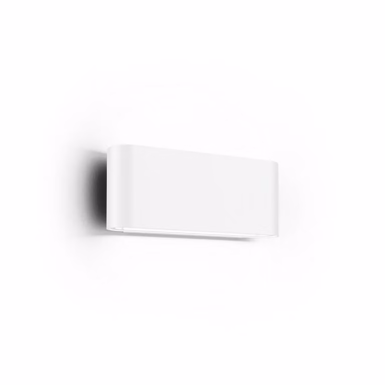 Wever & Ducré Lighting Applique da esterni Kiosk 1.0, dimmerabile, Bianco / Opale, Alluminio, Applique da esterni