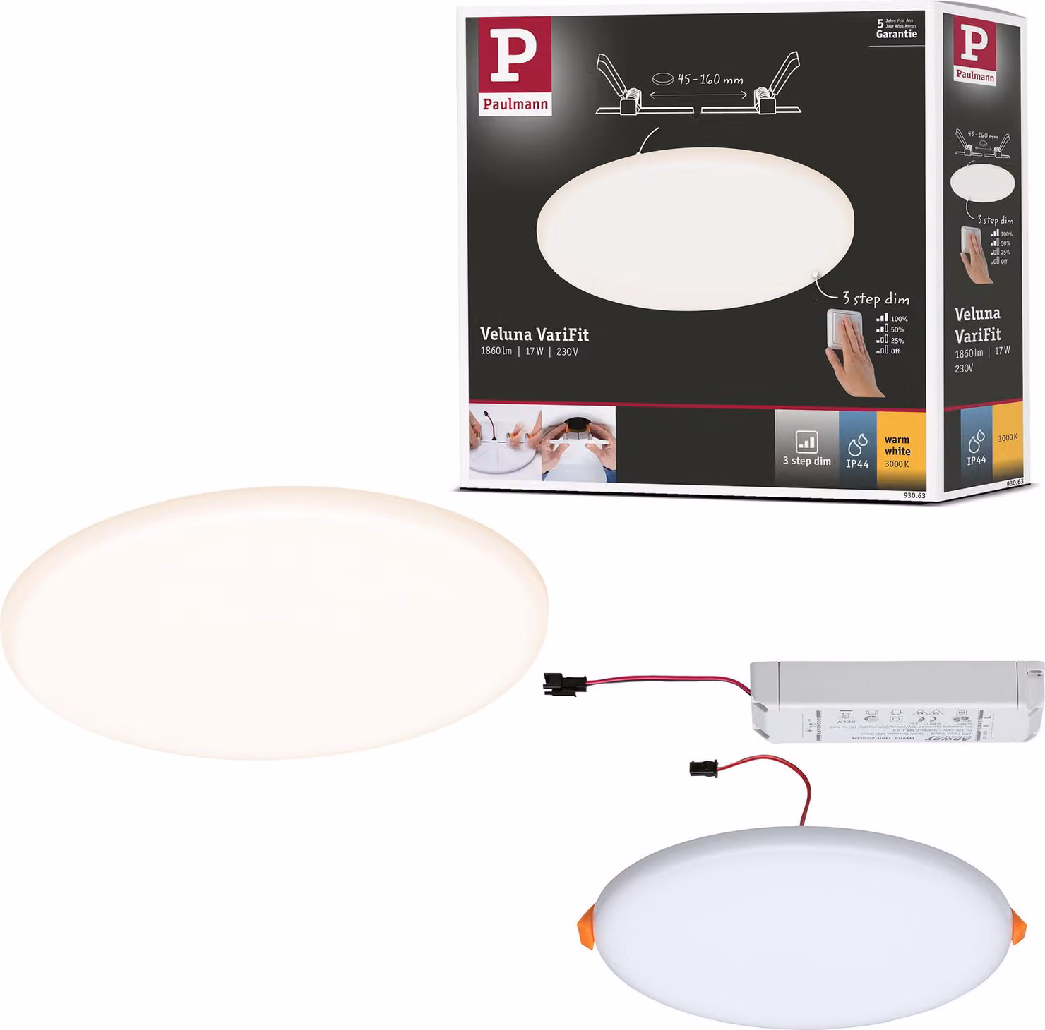 Paulmann VariFit LED pannello da incasso Veluna