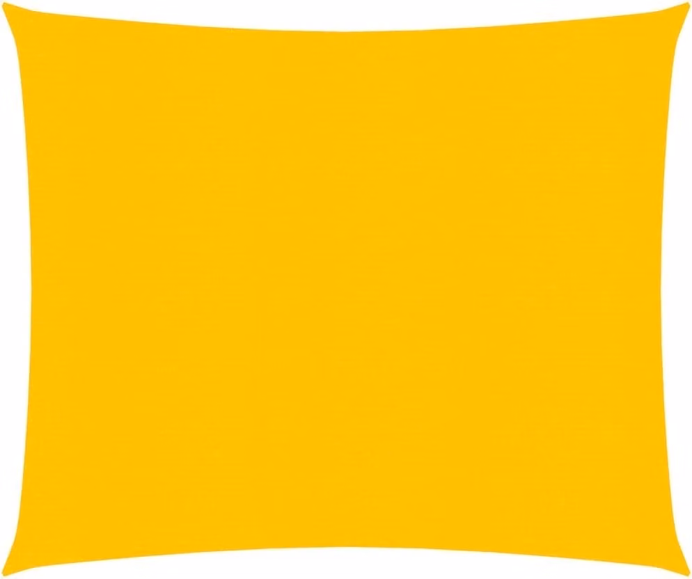 Tenda da sole "Living Store", 160 g/m², colore giallo, dimensioni 3,6 x 3,6 metri, realizzata in HDPE